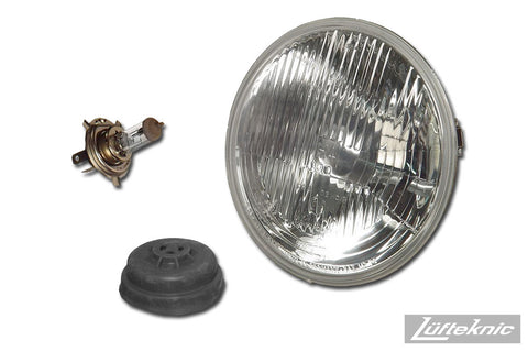 Headlight conversion kit for 7" sealed beam to H4, pair - Porsche 911 / 911 SC / Carrera / Turbo , 1965-1986