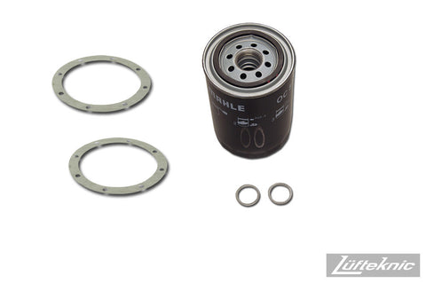 Engine oil filter kit w/ crush rings - Porsche 911, 930 Turbo 1972-1983