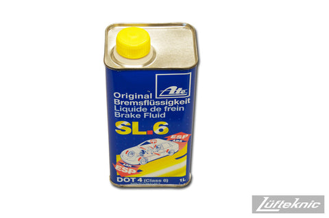 ATE SL.6 DOT4 Low Viscosity Brake Fluid - 1 Liter 3C100237682ATE - Advance  Auto Parts