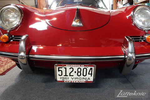 Mid Century License Plate Frame, Vintage-inspired Vanity Car Tag
