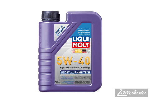 Engine oil - Liqui Moly 5w40 Leichtlauf High Tech synthetic 1 liter