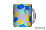 Lüfteknic ceramic mug - #projectstuka lozenge camouflage pattern